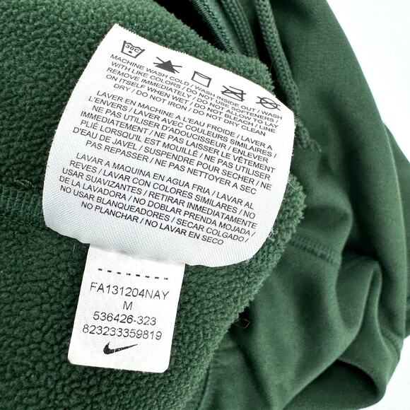 Nike NY Jets Sweatpants Mens Medium Cropped Jogger Green Therma-Fit Drawstring - Picture 6 of 7